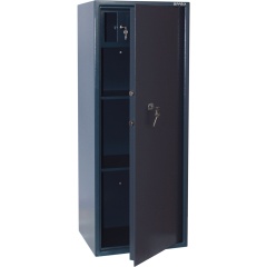 Сейф BRABIX "КМ-1200Т", 1200х475х400 мм, 74 кг, ключевой замок, трейзер, крепление к стене, 291169 фото
