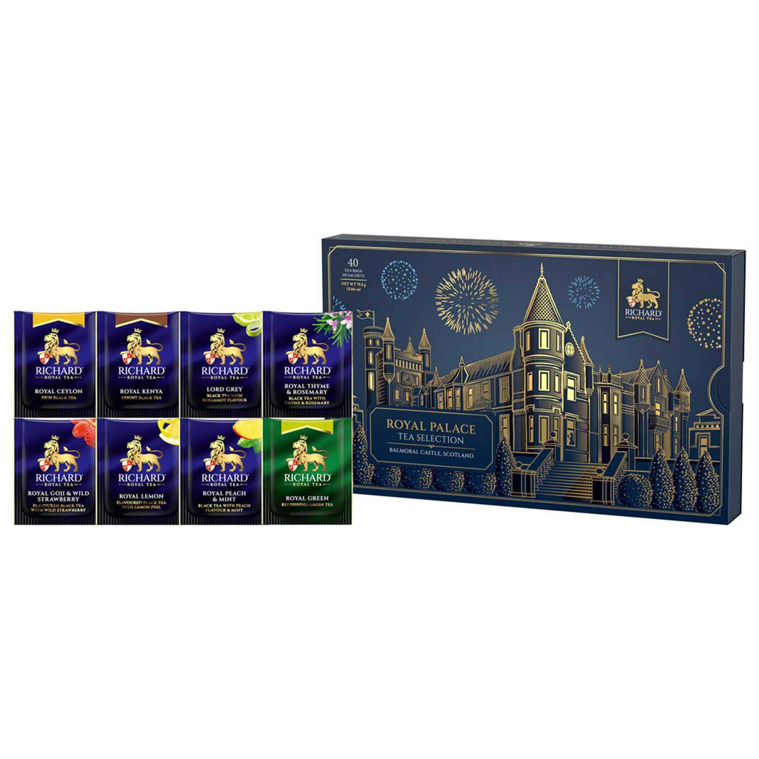 Чай Richard Royal Tea collection, ассорти, 120 сашетов