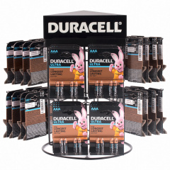 Дисплей для размещения товара настольный поворотный DURACELL, 2х2х3 крючка, 70000269 фото