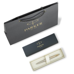 Ручка шариковая PARKER "Jotter Core Stainless Steel GT", пакет, 880887 фото