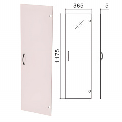 Дверь СТЕКЛО тонированное, средняя, "Фея", "Монолит", 365х1175х5 мм, без фурнитуры, ДМ43 фото