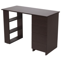 Стол письменный/компьютерный BRABIX "Scandi CD-016", 1100х500х750мм, 4 ящика, венге, 641893, ЦБ013707-3 фото