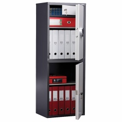 Шкаф металлический для документов AIKO "SL-125/2ТEL" ГРАФИТ, 1252х460х340 мм, 31 кг, S10799132902 фото