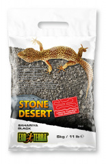 Грунт пустынный с глиной Exo Terra Bahariya Black Stone Desert черный 5 кг PT3147 фото