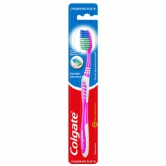 Зубная щетка COLGATE "Эксперт чистоты", средней жесткости, ш/к 01566, 5900273001566 фото