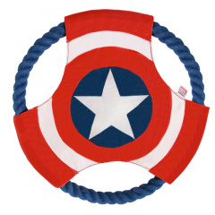 Игрушка для собак Marvel Капитан Америка "Летающий диск", 220мм, Triol-Disney фото