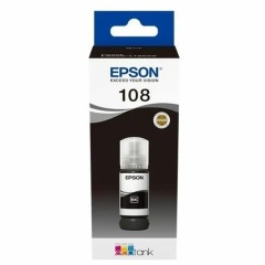 Чернила EPSON 108 (C13T09C14A) для СНПЧ EPSON L8050 /L8100 /L18050, черные, ОРИГИНАЛЬНЫЕ фото