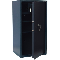 Сейф BRABIX "КМ-900Т", 900х470х400 мм, 51 кг, ключевой замок + 2 полки, трейзер, крепление к стене, 291168 фото