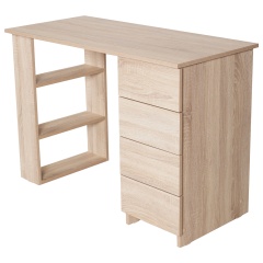 Стол письменный/компьютерный BRABIX "Scandi CD-016", 1100х500х750 мм, 4 ящика, дуб сонома, 641892, ЦБ013707-2 фото