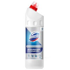 Чистящее средство 1 л DOMESTOS PROFESSIONAL универсальное дезинфицирующее, отбеливающий эффект фото