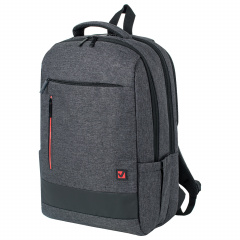 Рюкзак BRAUBERG URBAN универсальный, с отделением для ноутбука, Houston, темно-серый, 45х31х15 см, 229895 фото