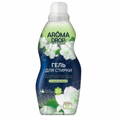 Гель для стирки 2в1 1000г AROMA DROP "Жасмин и ветивер", ш/к 20942, 25291 фото