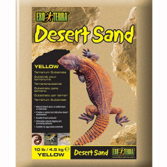 Песок для террариумов Desert Sand желтый 4,5 кг.PT3103 фото