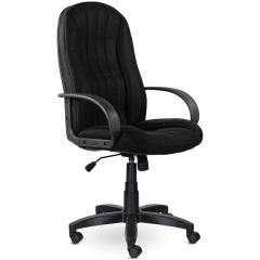 Кресло офисное BRABIX "Classic EX-685", ткань E, черное, 532024 фото