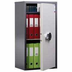 Шкаф металлический для документов AIKO "SL-87ТEL" ГРАФИТ, 870х460х340 мм, 21 кг, S10799090902 фото