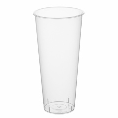 Стакан одноразовый 650мл пластиковый прозрачный Bubble Cup, СВЕРХПЛОТНЫЙ, ВЗЛП, ШК623, 1022ГП фото