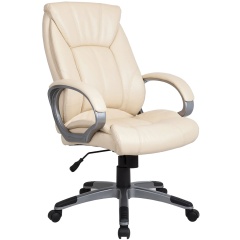 Кресло офисное BRABIX "Maestro EX-506", экокожа, бежевое, 531168 фото
