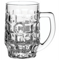 Набор кружек для пива, 2 шт., объем 500 мл, фактурное стекло, "Pub", PASABAHCE, 55289 фото