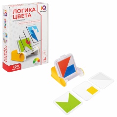 Настольная логическая игра IQ ТРЕНИНГ "Логика цвета", 1TOY, Т25560 фото