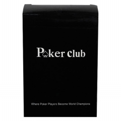 Карты игральные пластиковые "Poker club", 54 шт, 8,7 х 6,3 см, 25 мкм, ИН-9121, ИН-4382 фото