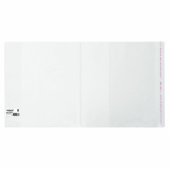 Обложка ПП для учебников ПИФАГОР, универсальная, клейкий край, 100 мкм, 265х590 мм, Штрих-код, 229359 фото