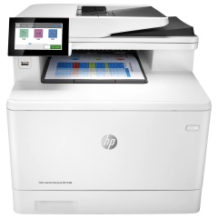 МФУ лазерное ЦВЕТНОЕ HP Color LJ Enterprise M480f "4 в 1", А4, 27 стр./мин., 55000 стр./мес, ДУПЛЕКС, ДАПД, сетевая карта, 3QA55A фото