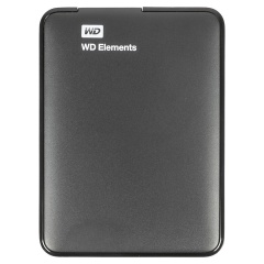 Внешний жесткий диск WD Elements Portable 1TB, 2.5", USB 3.0, черный, WDBUZG0010BBK-WESN фото