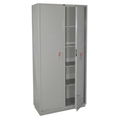Шкаф металлический для документов КБС-10, (1850х880х390 мм; 90 кг), 2 отделения, сварной фото
