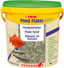Сера Корм для прудовых рыб POND FLAKES 10 л (1,6 кг) ведро фото