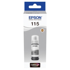 Чернила EPSON 115 (C13T07D54A) для СНПЧ L8160/L8180, серые, объем 70 мл, ОРИГИНАЛЬНЫЕ фото