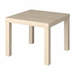 Стол журнальный "Лайк" аналог IKEA (ш550*г550*в440 мм), дуб светлый, ш/к 07087 фото