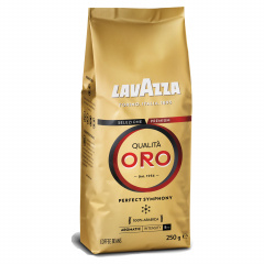 Кофе в зернах LAVAZZA "Qualita Oro", арабика 100%, 250 г, 2051 фото