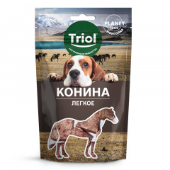 Лакомство для собак PLANET FOOD "Легкое конское", 30г, Triol фото