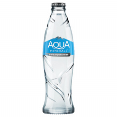 Вода негазированная питьевая AQUA MINERALE (Аква Минерале) 0,26л, стеклянная бутылка, 27414 фото