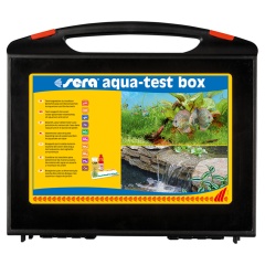 Сера Тесты для воды набор AQUA-TEST-BOX рН, GH, KH, NH4/NH3, NO2, NO3, PO4, Fe, Cu фото
