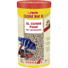 Сера Корм для цихлид крупных размеров CICHLID RED XL 10 л. 3,6 кг. фото