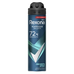 Антиперспирант аэрозольный 150мл REXONA MEN "Свежесть душа", усиленная защита, ш/к 91 фото