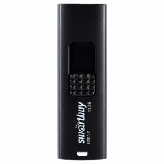 Флеш-диск 32GB SMARTBUY Fashion USB 3.0, черный, SB032GB3FSK фото