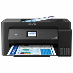 МФУ струйное EPSON L14150 "4 в 1" А3, 17 стр./мин, 4800х1200, ДУПЛЕКС, АПД, сетевая карта, Wi-Fi, СНПЧ, C11CH96403 фото