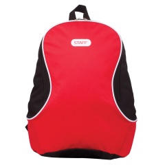 Рюкзак STAFF FLASH универсальный, красно-черный, 40х30х16 см, 226372 фото