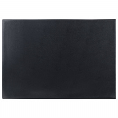 Коврик-подкладка настольный для письма (590х380 мм), с прозрачным карманом, черный, BRAUBERG, 236774 фото