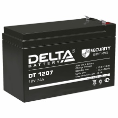 Аккумуляторная батарея для ИБП любых торговых марок, 12 В, 7 Ач, 151х65х95 мм, DELTA, DT 1207 фото