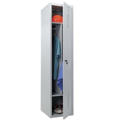 Шкаф металлический для одежды ПРАКТИК "ML/LS-11-40D", 2 отделения, 1830х400х500 мм, 23 кг, разборный, S23099403902 фото