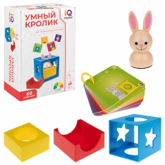 Настольная логическая игра IQ ТРЕНИНГ "Умный кролик", 1TOY, Т25564 фото