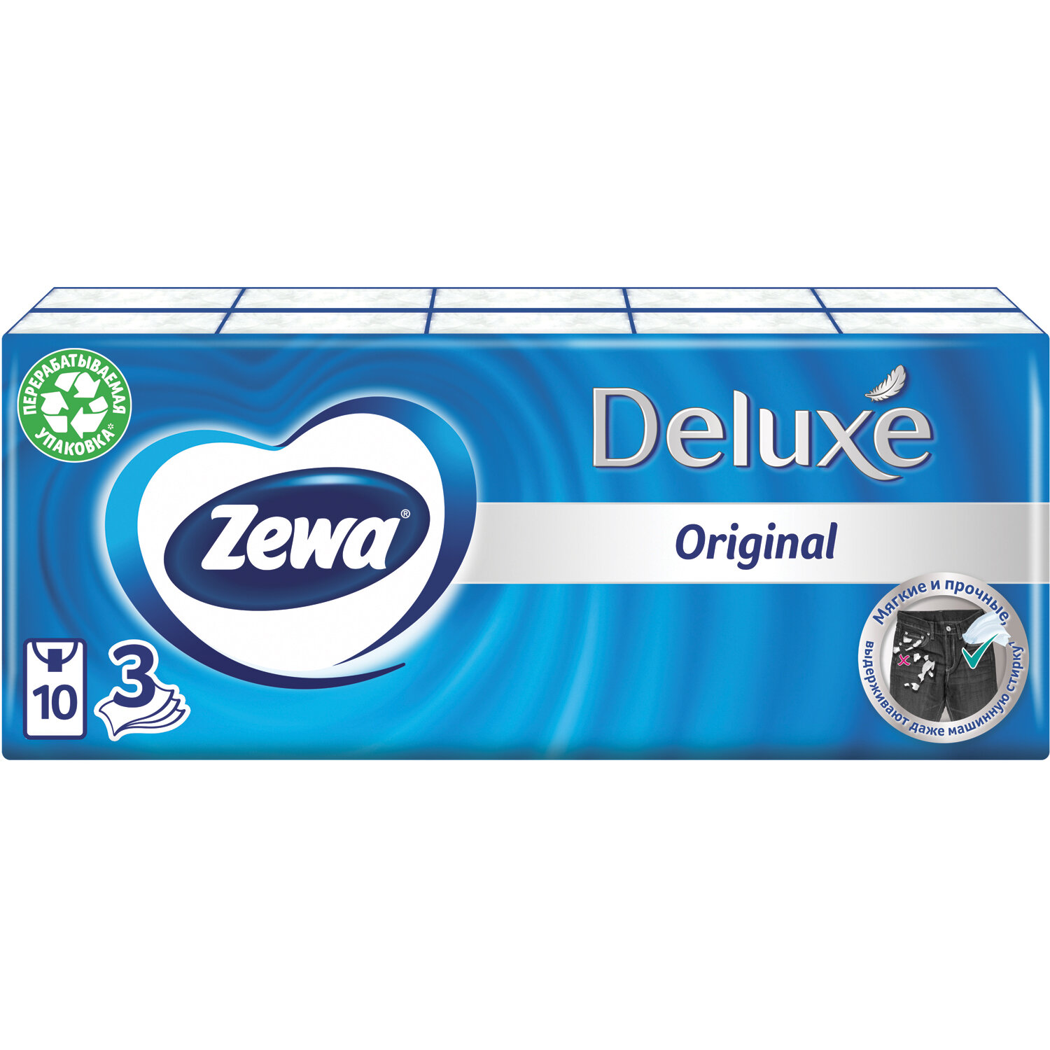 Zewa Deluxe бумажные салфетки носовые