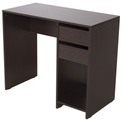Стол письменный/компьютерный BRABIX "Scandi CD-017", 900х450х750 мм, 2 ящика, венге, 641896, ЦБ013706-3 фото