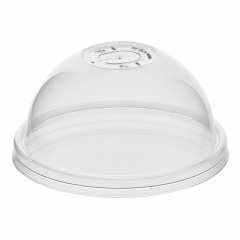 Крышка купольная для стакана Bubble Cup прозрачная ПП, ВЗЛП, ШК6183, 3006П фото
