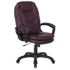 Кресло офисное BRABIX PREMIUM "Trend EX-568", экокожа, коричневое, 532101 фото