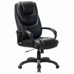 Кресло офисное BRABIX PREMIUM "Nord EX-590", черный пластик, экокожа, черное, 532097 фото