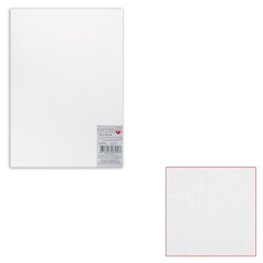 Картон белый грунтованный для живописи, 35х50 см, двусторонний, толщина 2 мм, акриловый грунт фото